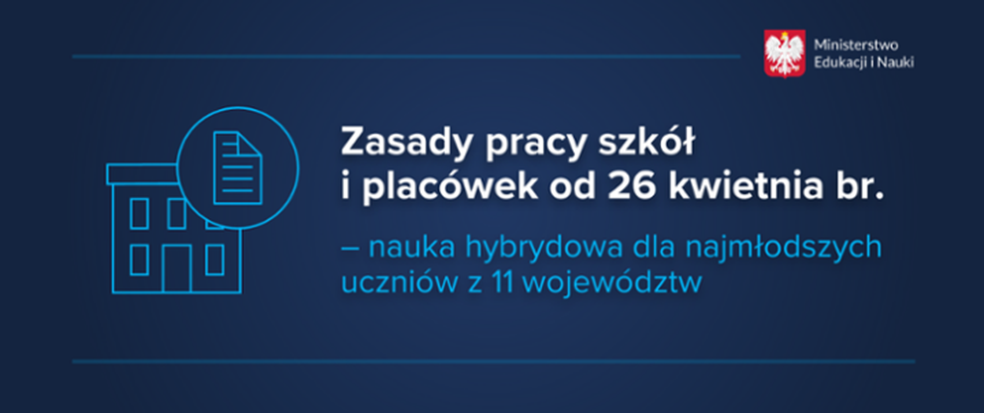 Nauka hybrydowa od 26.04.2021 - zasady (infografika)